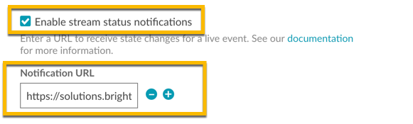 Enable Notications in Live Module