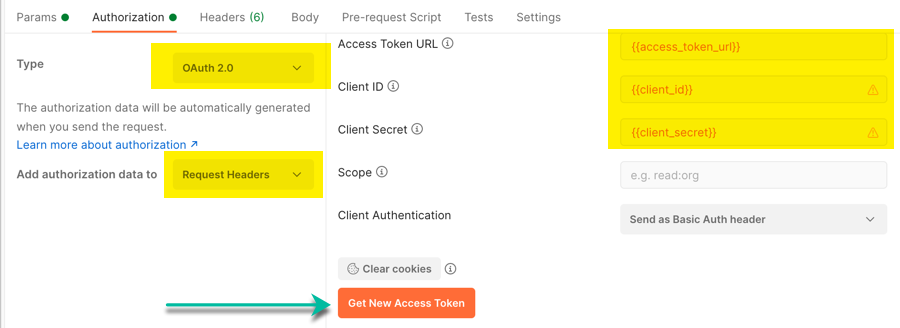 Authorization Setup